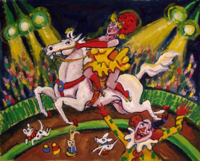 The Amazing Circus Lady Rider
